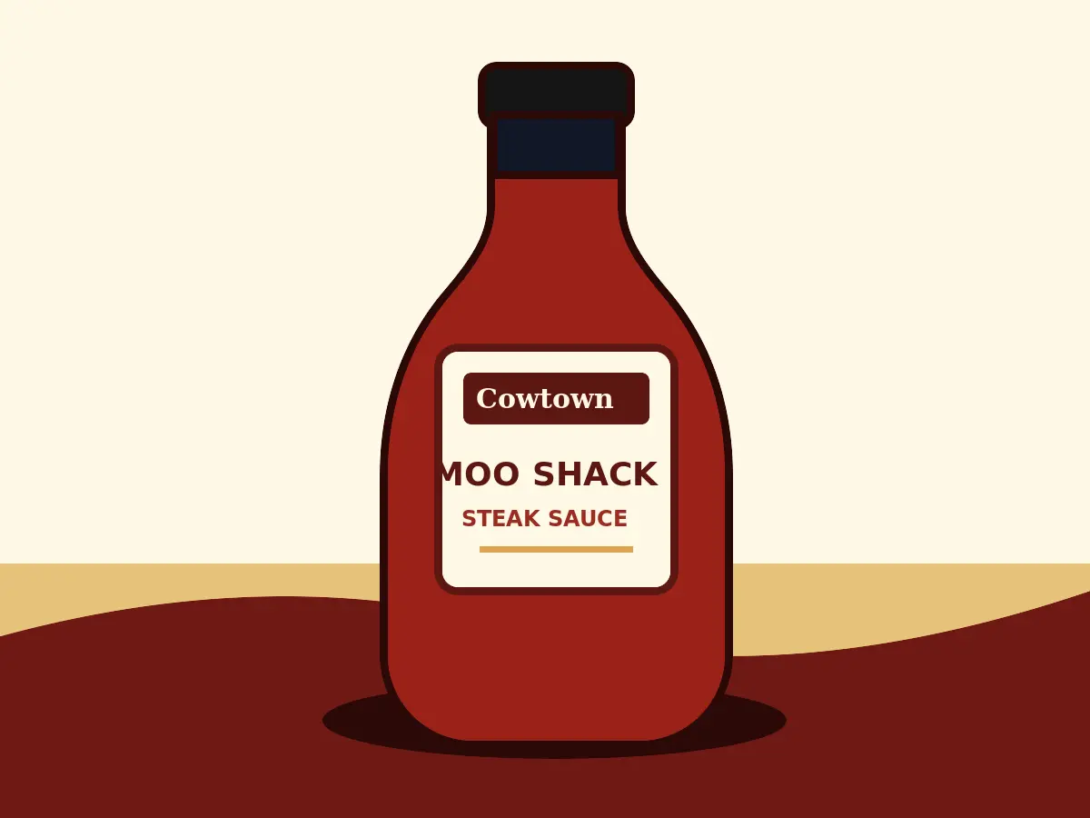 Cowtown Steak Sauce Bottle